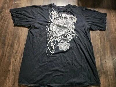 Vintage Y2K Mens 4XL Southpole Skull Perfection T Shirt Distressed  - Image 1 of 4