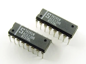 74161N [2pcs] Synchronous 4-Bit Counter; 74161 IC Signetics; DIP-16 (SN74161) - Picture 1 of 2