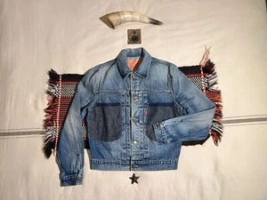LEVIS Type 2 Trucker Jacket M Rare Sample 2014 LVC-ish Factory Reworked 42" - Picture 1 of 19