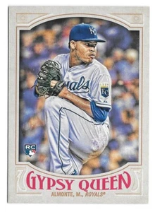 2016 Topps Gypsy Queen MIGUEL ALMONTE RC Base Rookie -KANSAS CITY ROYALS- #271 - Picture 1 of 1