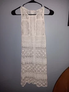 Lace overlay for a dress 35" tall from strap to bottom and 12" wide - Picture 1 of 2