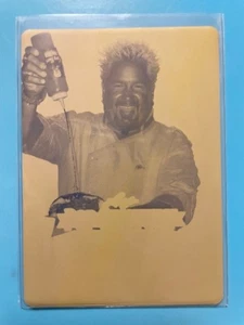 Guy Fieri – 2021 Foglia Metallo Pop Century #BA-GF1 Piatto Stampa Giallo 1/1 - Foto 1 di 2