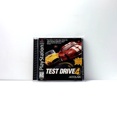 Test Drive 4 Sony PlayStation 1 PS1 CIB reacondicionado y probado envío gratuito Foto 1 de 4