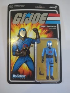 GI JOE Cobra Commander Enemy Leader 3.75" ReAction Figure Moc New Clean - Picture 1 of 2