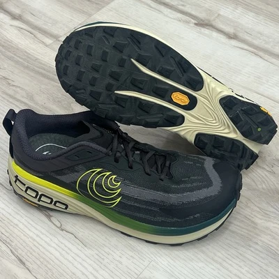 Topo Athletic Vista мужской размер 13 средний D черный лайм кроссовки 5 мм падение вибратор - Изображение 1 из 4