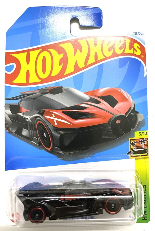 Hot Wheels 2024 185/250 HW Exotics 3/10 Bugatti Bolide Black MOSC - Image 1 of 1