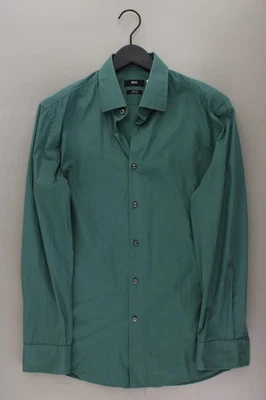 BOSS by Hugo Boss camicetta per uomo taglia Hemdgröße 41, L, 52 verde di cotone - Immagine 1 di 4