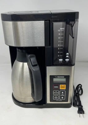 Zojirushi EC-YTC100XB Cafetera 10 Tazas (Acero Inoxidable/Negro) Foto 1 de 4