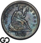 1858 S SEATED LIBERTY QUARTER MAJOR KEY DATE LOW MINTAGE CHOICE XF /AU 1858 S SEATED LIBERTY QUARTER MAJOR KEY DATE LOW MINTAGE CHOICE XF /AU