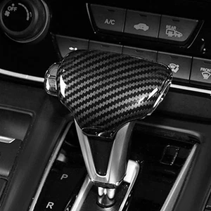 For Honda CR-V 2017-2021 ABS Carbon Fiber Gear Shift Knob Cover Trim - Picture 1 of 8