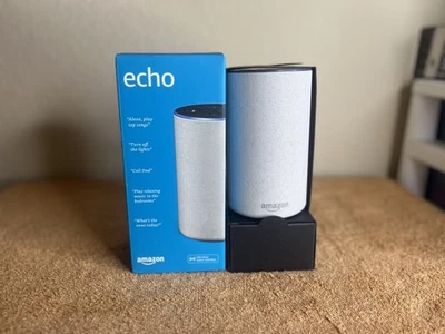 NEW 🔥 Amazon Echo Alexa Smart Speaker, Sandstone, US Version (DOLBY SURROUND) - Image 1 of 3