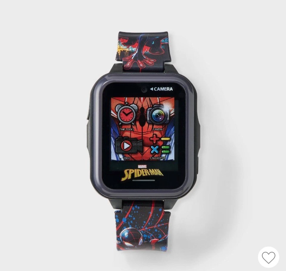 Marvel Spider-man Touch Screen Smart Watch Camera Interactive