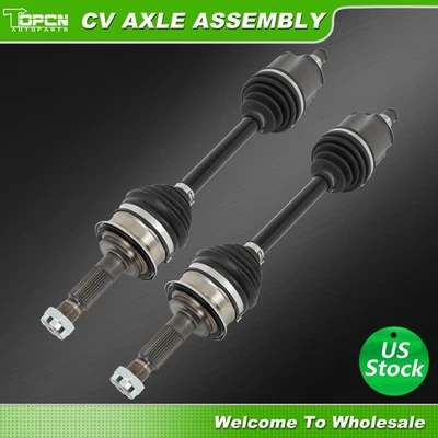 2 件前左 CV 轴适合 2000 - 2006 年丰田坦德拉 2001 - 2007 红杉 — 第 1/4 张图片