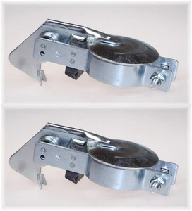 2x Regenkappe Schutzklappe Hoch-Auspuff Abgasanlage 56mm Wetterkappe 52 bis 60mm - Picture 1 of 5