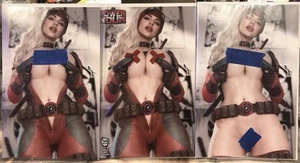 Power Hour #3 Lady Deadpool Shikarii Patreon 3 Book Paper Set Trade NoTop N*de - Picture 1 of 16