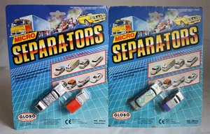 2X VINTAGE RARE 90'S MICRO SEPARATORS VEHICLES MACHINES GLOBO ITALY NEW SEALED ! - Picture 1 of 12