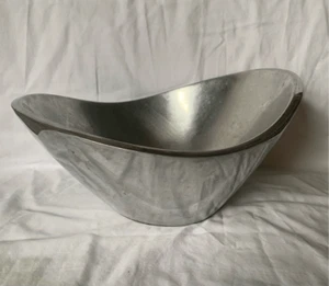 Nambe 569 Metalllegierung Silber Schmetterling Servierschale 11" Vintage MCM - Bild 1 von 8