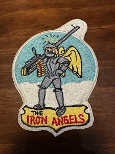 Vintage US Navy VF-141 Squadron Patch - Iron Angels - Picture 1 of 2