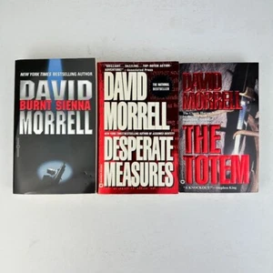 3x David Morrell Thriller Mystery Horror Fiction Paperback Novels - Picture 1 of 6