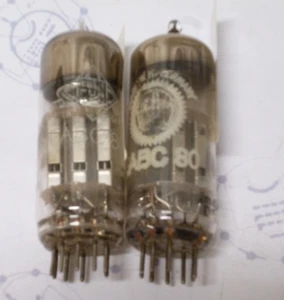 2 x Tubo, Tube - EABC80 - testato con Roetest - ottimo #RS3 - Foto 1 di 2
