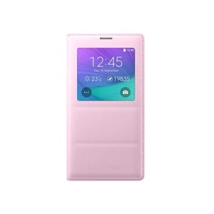 Original Samsung Official Galaxy Note4 S View Cover - Pink (EF-CN910) - Picture 1 of 6