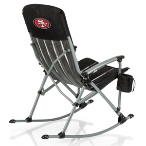 San Francisco Rocking Chair NFL Seat Portable Patio Outdoor Tailgate Fan Gift - Picture 1 of 3
