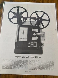 1964 Bell & Howell Lumina 12 Movie Projector Improve Your Golf Swing 200.00 ad - Picture 1 of 1
