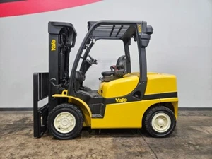 2017 YALE GDP080VX 3 STAGE 8000LB PNEUMATIC DIESEL FORKLIFT STK 14724 - Picture 1 of 11