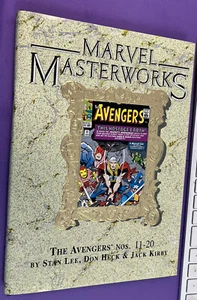 MARVEL MASTERWORKS VOL. 9 THE AVENGERS Nos. 11-20 Gold Foil Unread - Picture 1 of 2