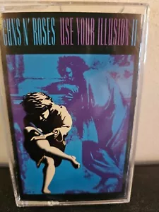 GUNS N' ROSES Use Your Illusion II 1991 CASSETTE TAPE GLAM/HAIR METAL ROCK - Picture 1 of 6