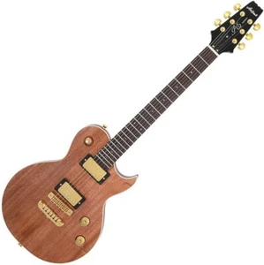 AriaProII PE-600MH STBR PE SERIES Mahogany Les Paul Type Guitar with Gig Bag - Picture 1 of 4