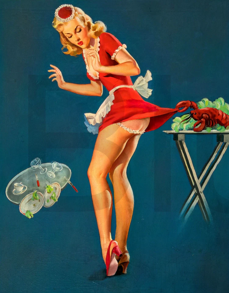 Impresión fotográfica Fresh Lobster 1944 11 x 14" Foto 1 de 1