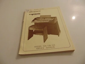 Gulbransen Organ Equinox Musicomputer 120 130 131 Service Shop Manual Schematics - Picture 1 of 4