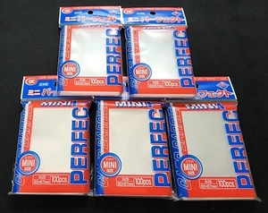 5x KMC Mini Perfect Fit / Size Sleeves - 500 Count - Yugioh Vanguard - 60x87mm - Picture 1 of 3