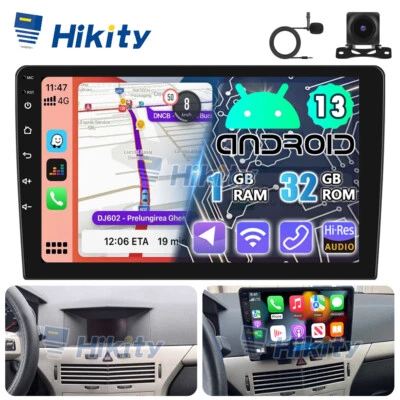 9" CarPlay Android13.0 Radio GPS NAVI WIFI BT RDS FM Für Opel Astra H 2004 -2010 - Bild 1 von 4