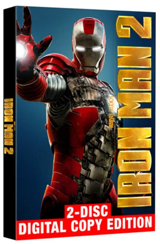 Iron Man 2 DVD (2010) Robert Downey Jr., Favreau (DIR) cert 12 2 discs - Image 1 of 2
