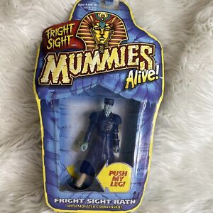 Figurine Kenner Fright Sight Rath Mummies Alive, Monster Cobra 5 pouces 1997 NON OUVERTE