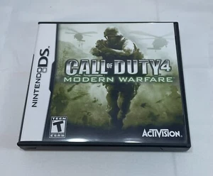 Call of Duty 4: Modern Warfare (Nintendo DS, 2007) Completo con Manual e Inserto - Imagen 1 de 4