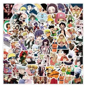 50 Cool Anime Stickers for Laptop/Water Bottle/Phone Case/Notebook - Picture 1 of 1