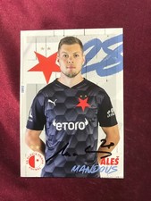 Autograph ALES MANDOUS-Slavia Praha/Prague-1 Cap CZECH REP.-Zilina/Plzen-AK