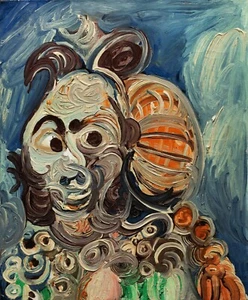 PABLO PICASSO Art Poster or Rolled Canvas Print "Tête" - Picture 1 of 1