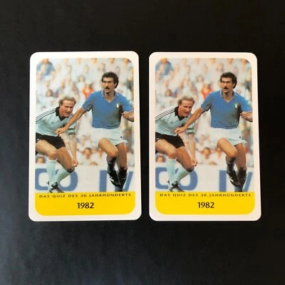 Paolo Rossi 1998 Harenberg Das Quiz Des 20. Lote de tarjetas siglo #6026 Foto 1 de 4