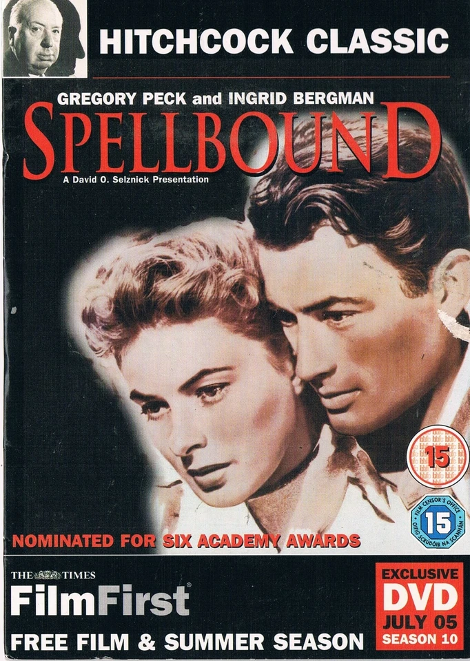 Spellbound -  Ingrid Bergman - Gregory Peck -Full Film -N/Paper 1945 - Image 1 of 2