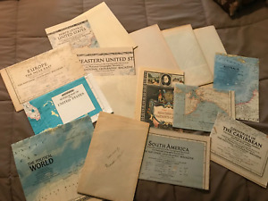 National Geographic Maps 15+1 - Theater of War in Pacific, US, etc 1925-1990?