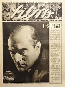 Rivista Cinematografo Teatro e Radio - Film N. 16 - Renzo Ricci - 1944 - Picture 1 of 1