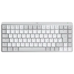 Logitech MX Mechanical Mini für Mac Wireless Tastatur Bluetooth USB Hellgrau - Bild 1 von 6