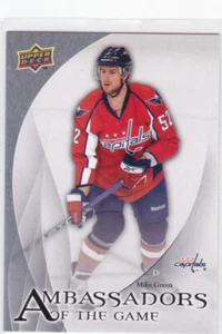 10/11 UD..MIKE GREEN..AMBASSADORS OF THE GAME..# AG-14..CAPITALS..COMBINED SHIP - Bild 1 von 1