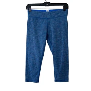 Ivivva Girls Blue Capri Leggings Size 14 - Picture 1 of 10