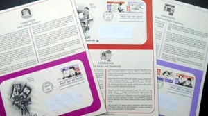 1991 Comedians Sc 2562-2566 FDC on 3 PCS panels, humor entertainment comedy - Picture 1 of 2