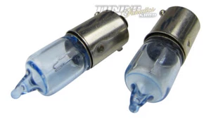 Super White Bax9s H6W Lampen Standlicht 2x Philips Blue Xenon Look Birnen - Picture 1 of 1